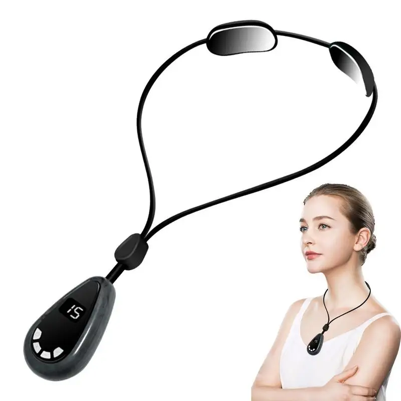 

EMS Neck Massager Pendant | Cervical Spine Neck Hanging Massage Tool | Relaxation With 6 Modes 15 Levels Of Intensity