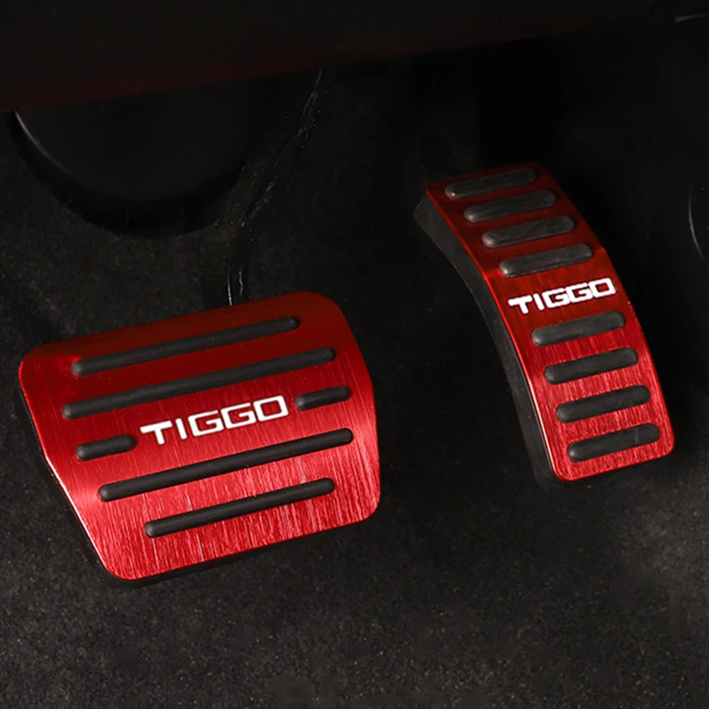 For Chery Tiggo 4 Pro 5X 2017- 2019 2020 2021 2022 Car Foot Pedal Fuel Accelerator Brake Cover Non-Slip Pad Accessories |