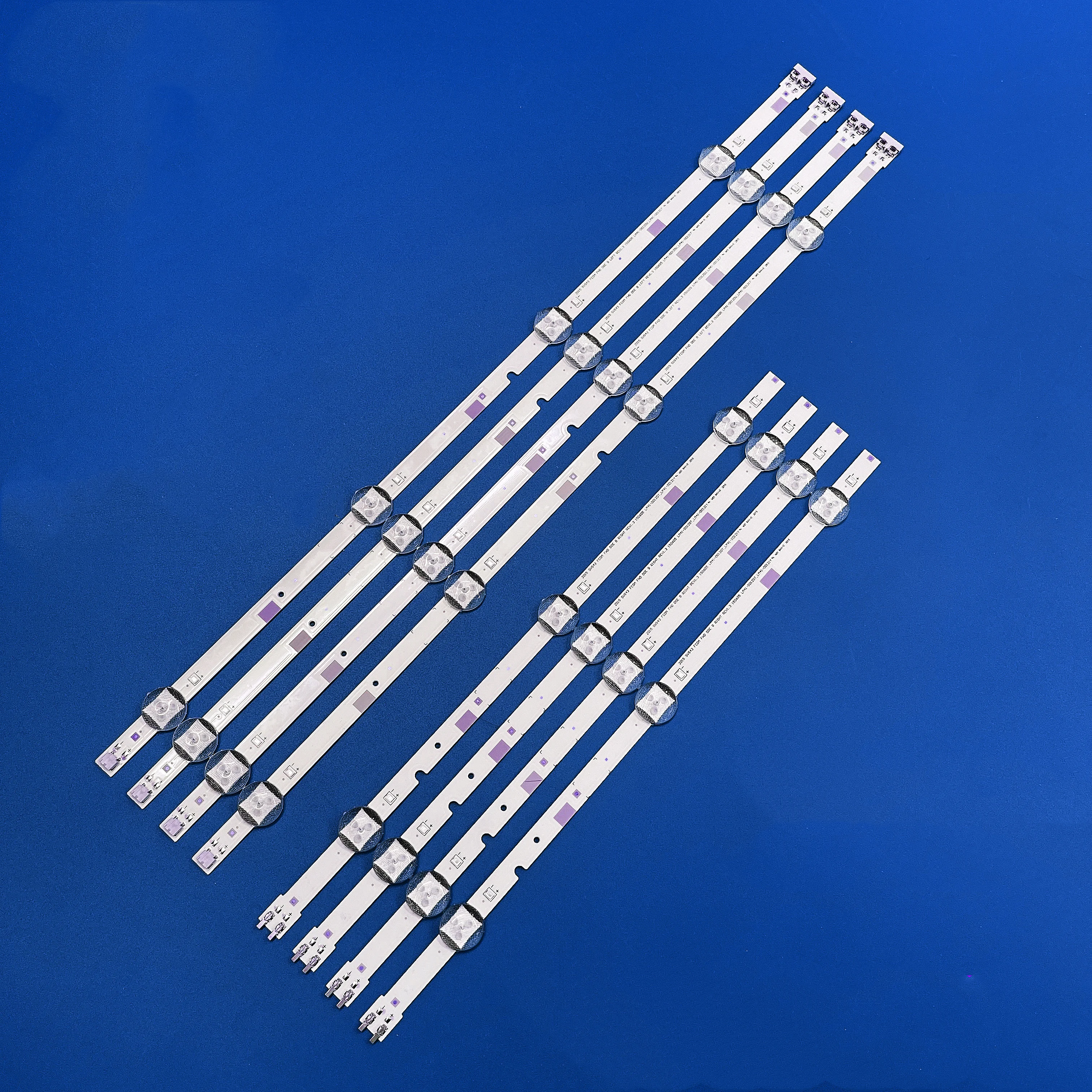 

8pcs LED strip for Samsung UN43J5200 2015 SVS43 FCOM FHD V5DN-430SMA-R1 V5DN-430SMB-R1 BN96-37294A 37295A BN96-38878A