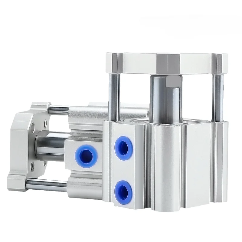 

CQMB Type CQMB20/25/32 No Magnet Stroke 5-100mm Thin Cylinder Double Acting Guide Rod Compact Pneumatic Cylinder