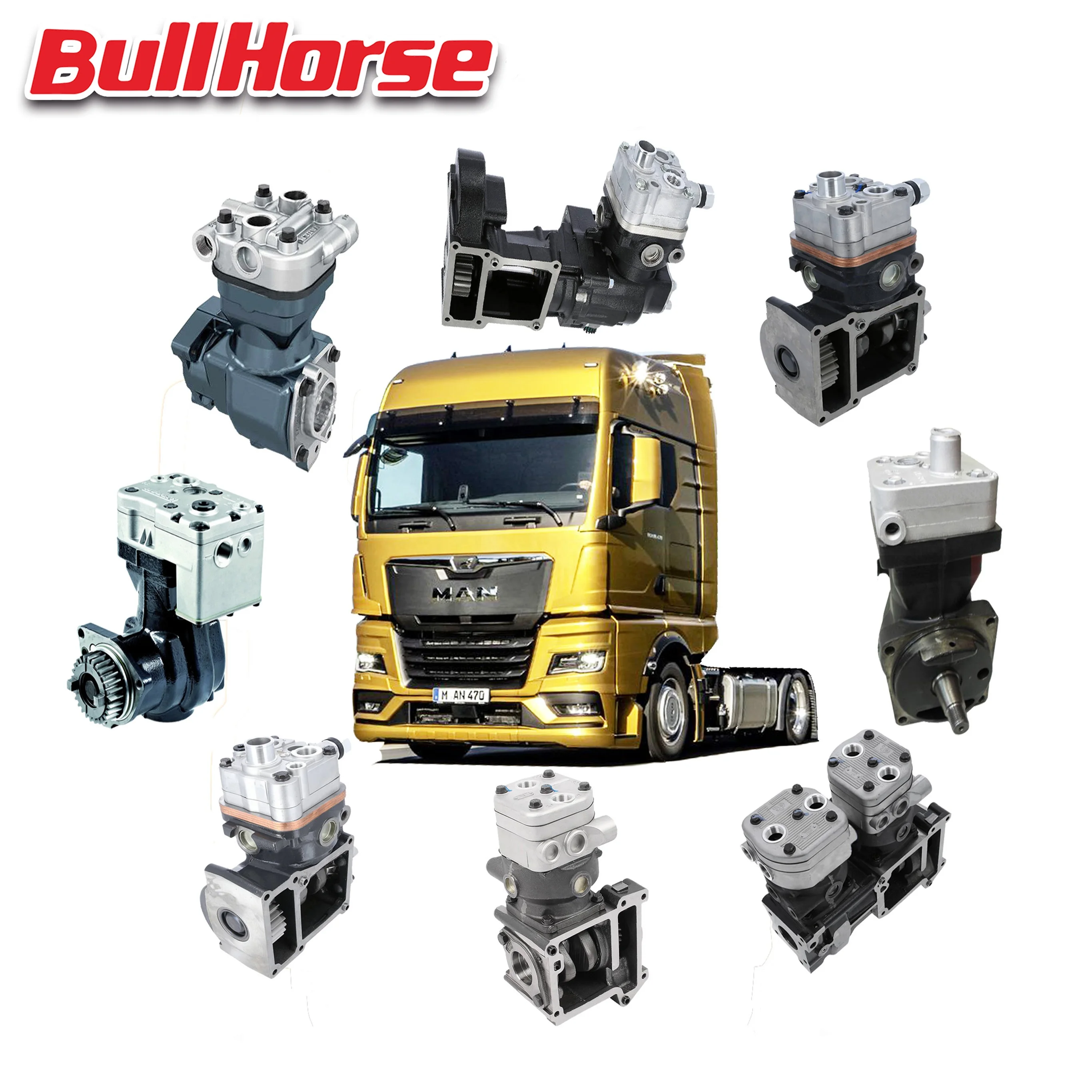 

For man 51541007246 tractor truck air brake pressure system compressor man