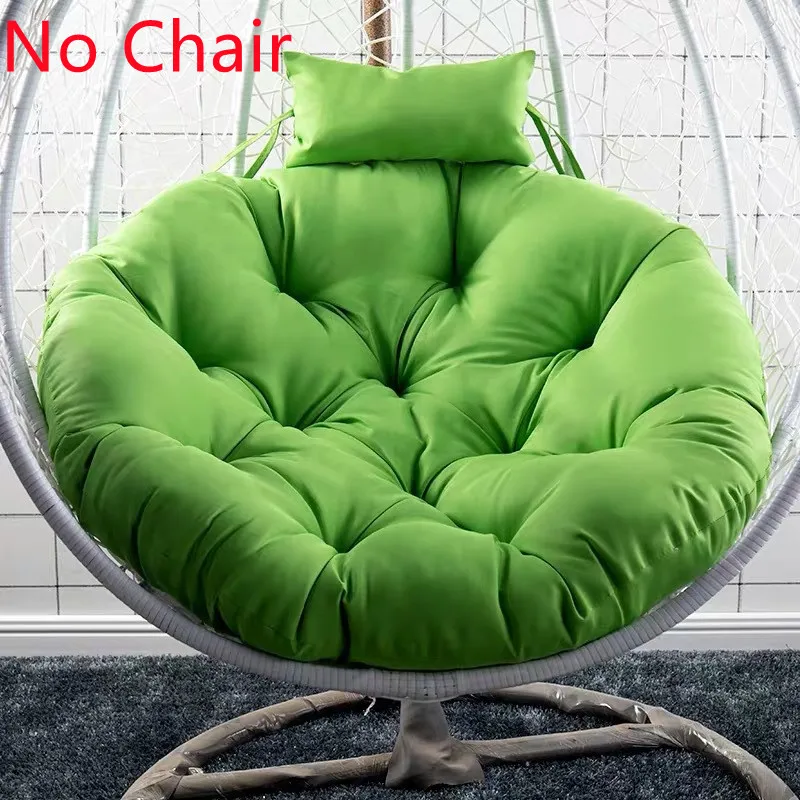1pc Swing Cushion Egg Hammock Hanging Basket Chair Nest Backrest Pillow For Indoor Outdoor Patio Yard Courtyard Beach (No Swing)