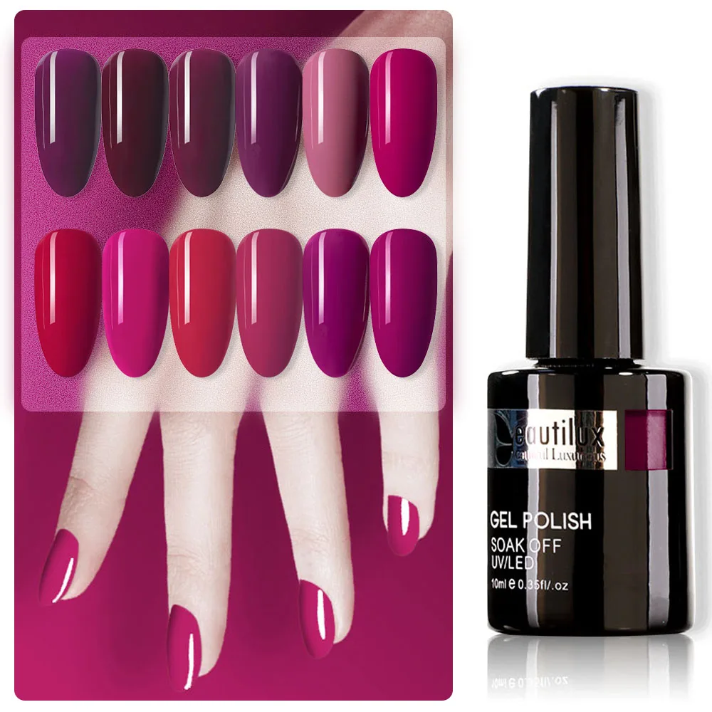 

Гель-лак для ногтей, полуперманентный, AC61-72, 10 мл