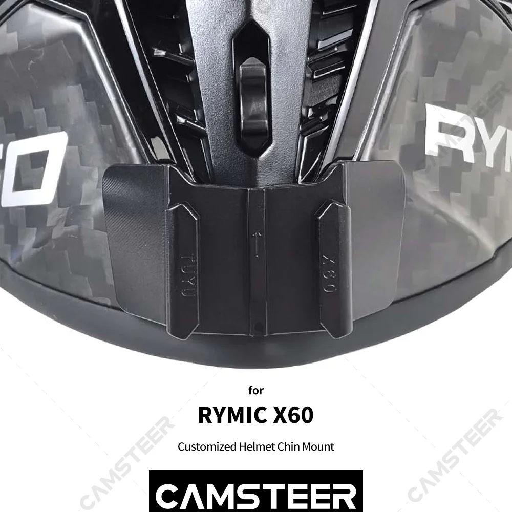 Алюминиевое крепление для подбородка шлема Rymic X60 GoPro Hero 13 12 11 10 9 Insta360 X4 X3 Ace pro DJI Action