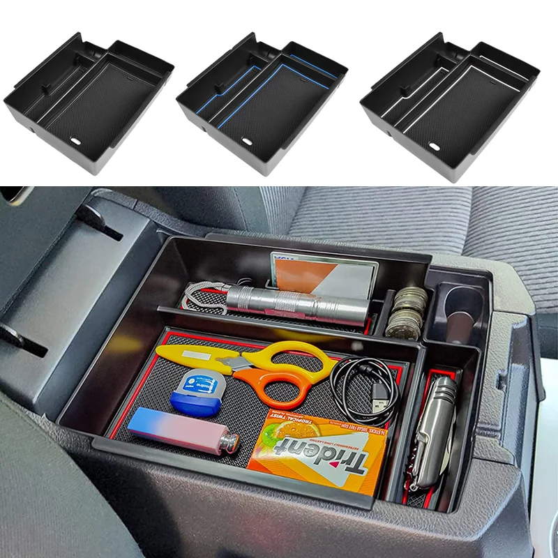 

Center Console Organizer Tray For Toyota 4Runner 2010-2020 2021 2022 Armrest Storage Box with Coin Holder Insert Accessories