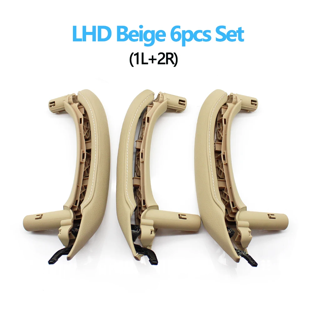 

LHD RHD внутренняя ручка пассажирской двери, кожаный чехол с внутренней ручкой в сборе для BMW X3 X4 F25 F26 2010-2016