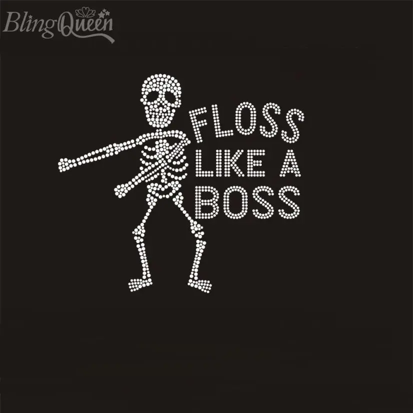 25 шт./партия стразы с черепом для одежды