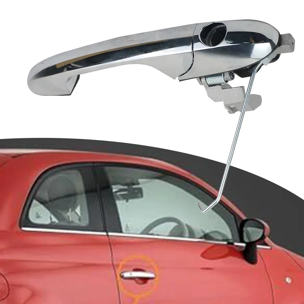 Ручка двери автомобиля для Fiat 500 хэтчбек кабриолета ABARTH 735485872 735592012 500595695 Наружная