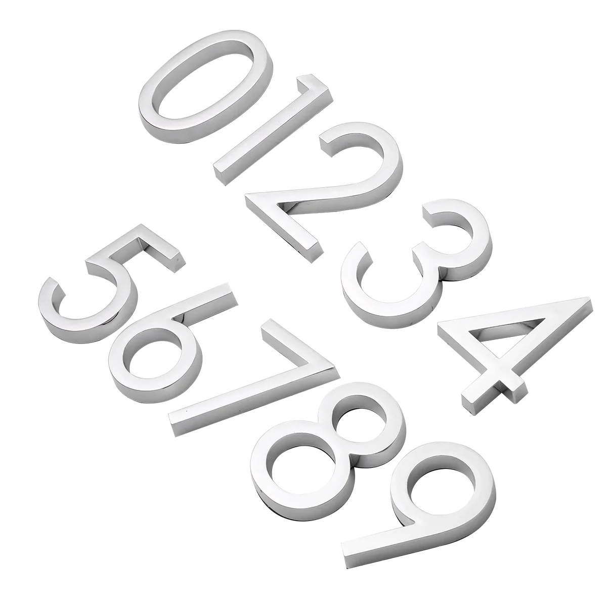 

10pcs 0-9 Number Sign Plaque Number House Hotel Door Address Digits Sticker