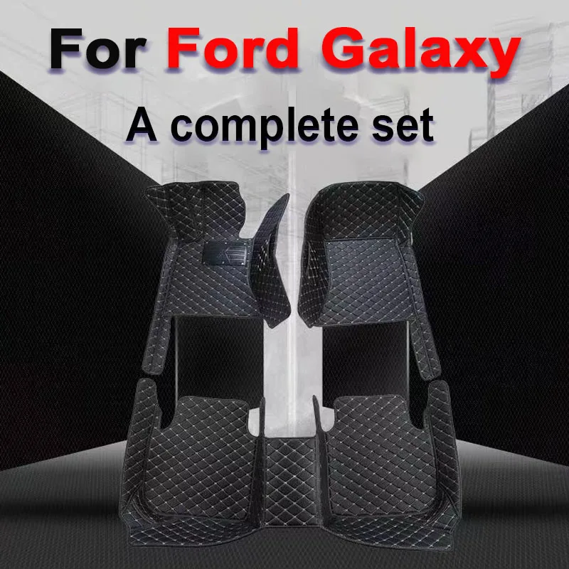 

Car Floor Mats For Ford Galaxy Mk IV 3 2016~2019 7seat Car Interior Parts Waterproof Floor Mat Car Mat Full Set Car Accessories