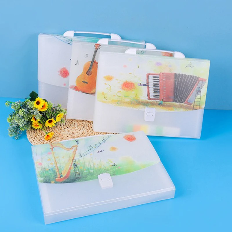 

Вместительная многослойная органная сумка, Портативная сумка для хранения, тестовый бумажный файл