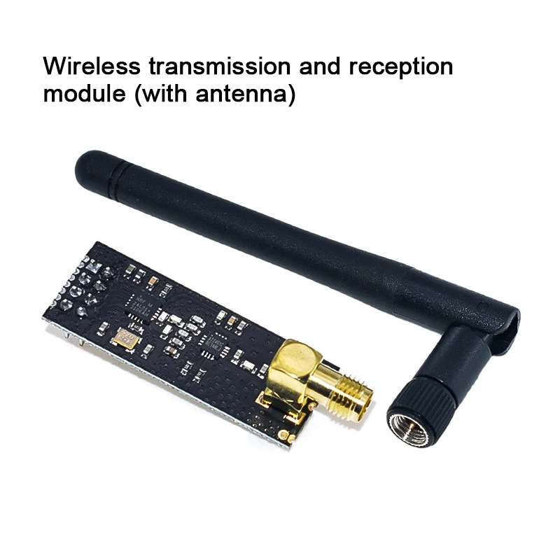 Фото Модуль беспроводной передачи данных NRF24L01+PA + LNA на большие расстояния (1100 метров), модуль передачи и приема, антенна для передачи. №1