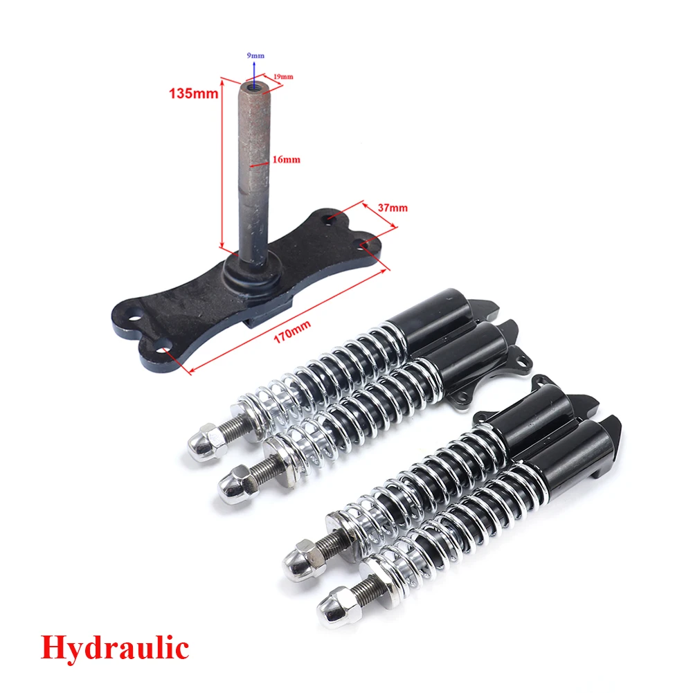 

Double Drive Hydraulic Front Shock Fork For 10 Inch Electric Scooter Absorber Dual Spring Shock Absorption For Janobike T10