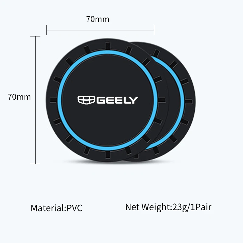 2 шт. силиконовые водонепроницаемые подставки для Geely Emgrand X7 EC7 Atlas Boyue GC6 GC9