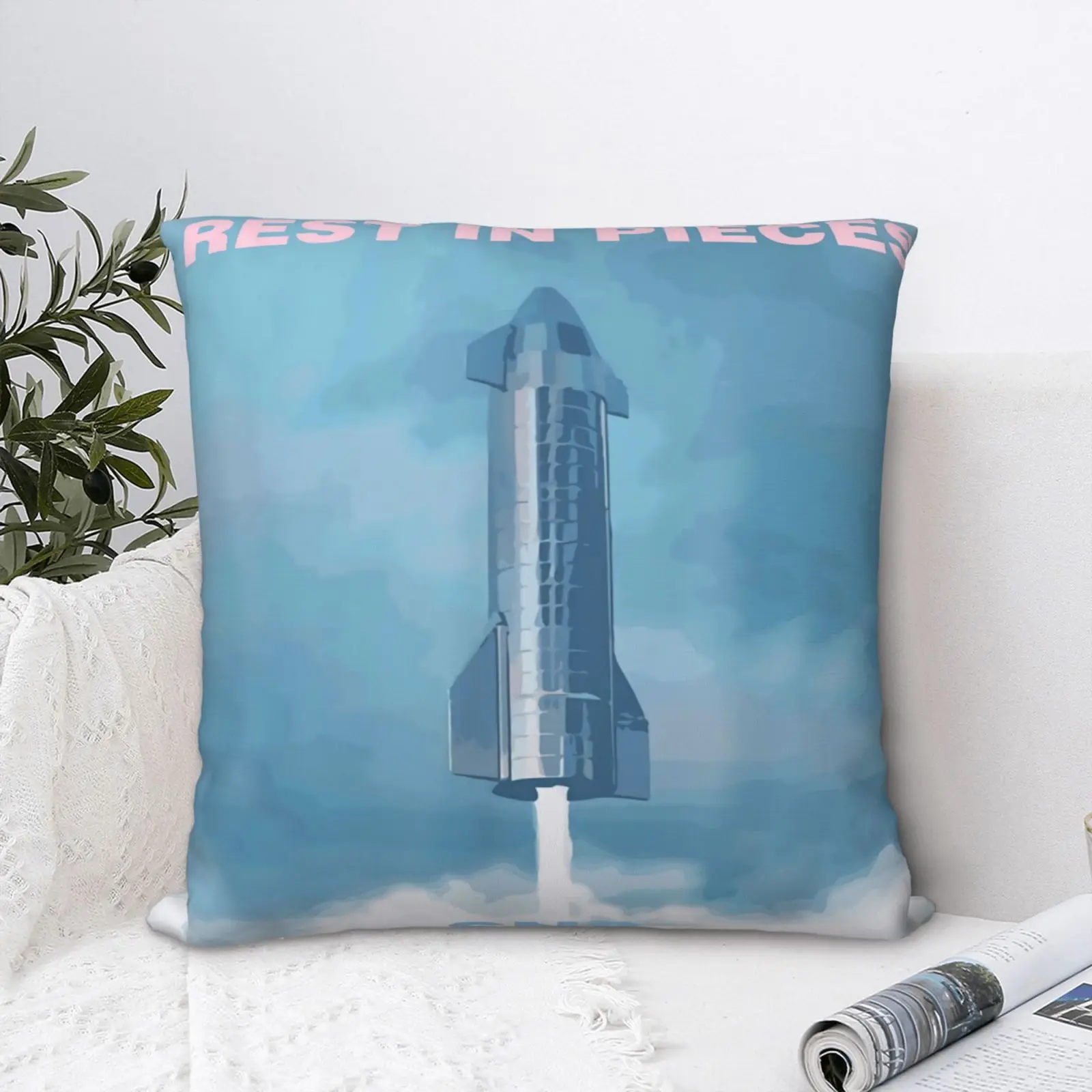 

Отдых в деталях Sn8 Звездный Корабль Рип Подушка Чехол современный дом украшение дома украшение для дома Подушка Чехол белая Современная под...