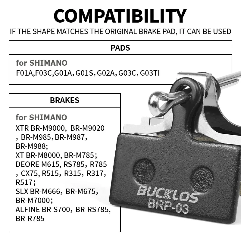 BUCKLOS велосипедная дисковая тормозная колодка для Shimano G01S тормозные колодки BR-M8000