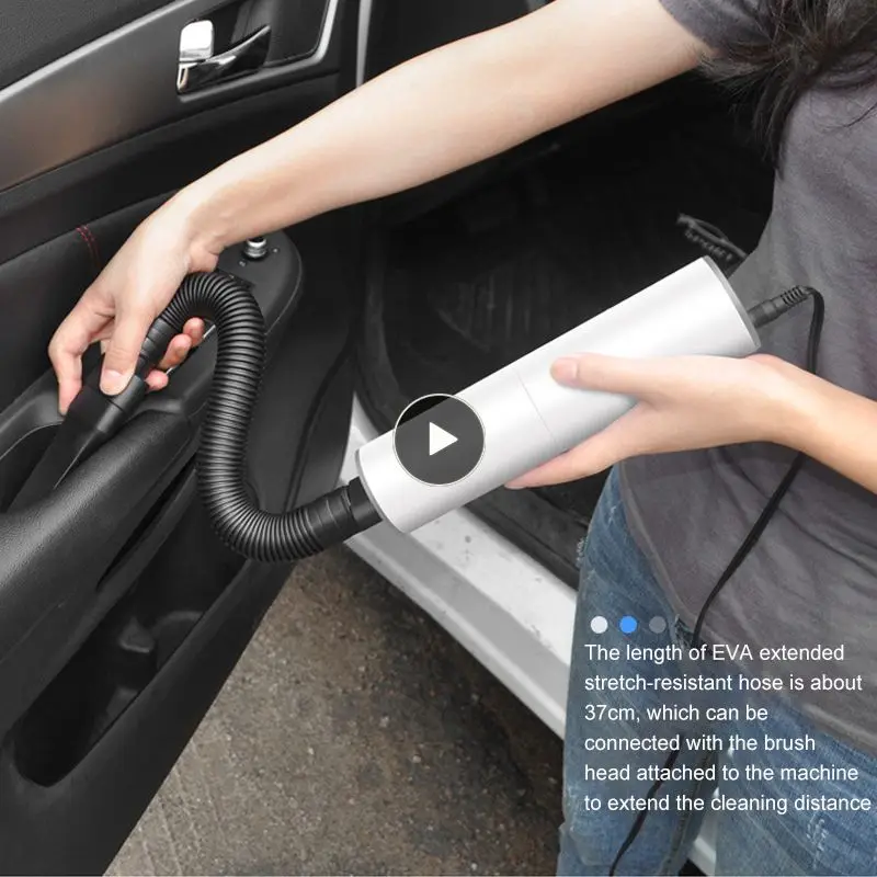 

33x9x8cm Lightweight Design Portable Wet And Dry Car Vacuum Mini And Compact Mini Vacuum Cleaner Dry And Wet Dual Purpose Dc 12v