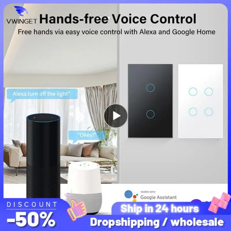 

1 ~ 8 шт. беспроводной пульт дистанционного управления Переключатель 1/2/3/4 комплекта для Alexa и Google Home Assistant нейтральный проводной переключатель дистанционного управления