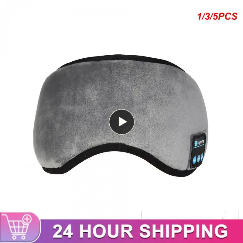 

1/3/5PCS Sleep Masque With Wireless Headphones Washable Sleep Headphones 5.0 Wireless 3D Masque Earbuds For Side Sleepers Men