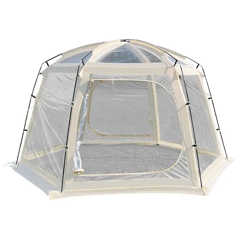 

Палатка на 4-8 человек, портативная прозрачная купольная палатка для кемпинга, Панорамное окошко, Солнечная комната, аксессуары для кемпинга