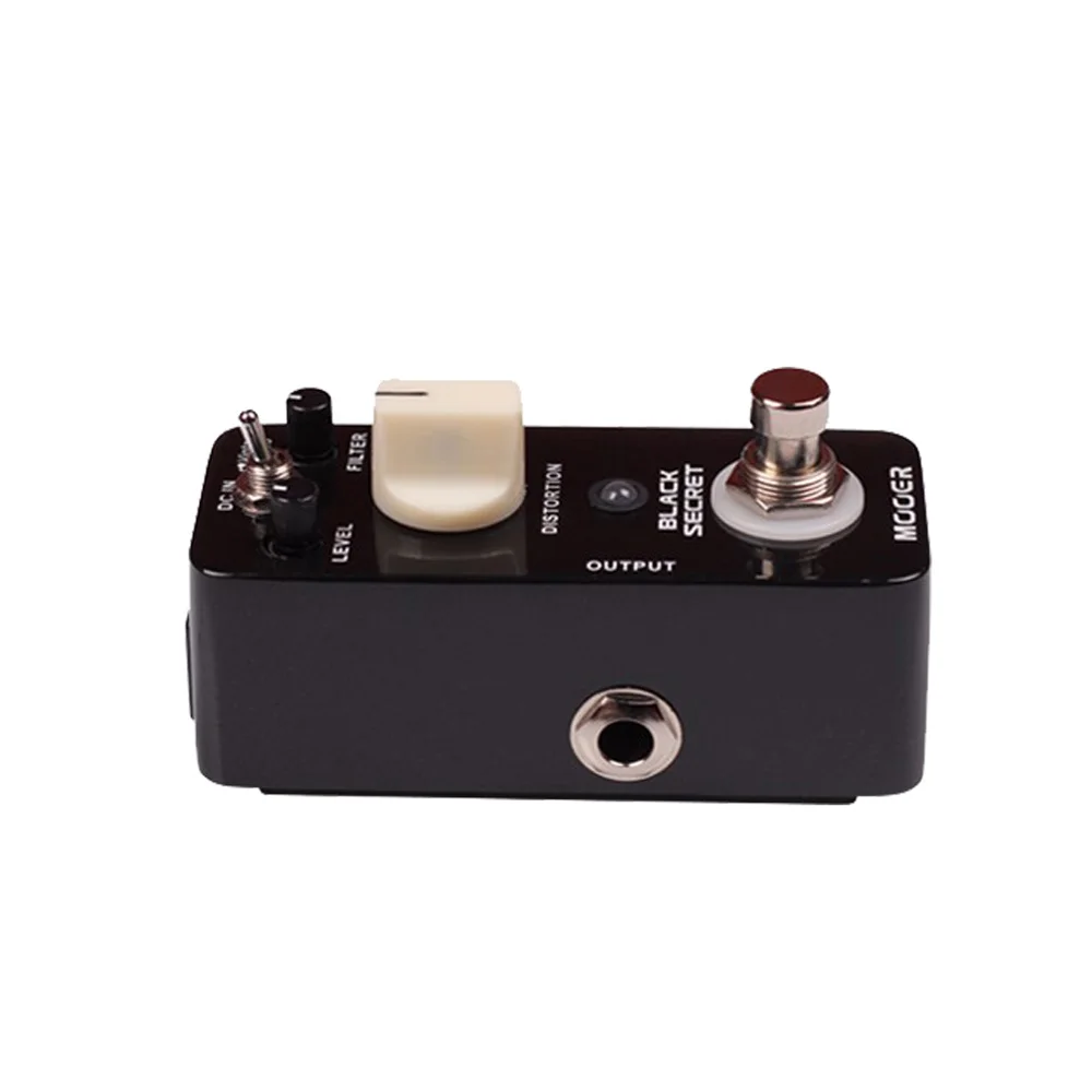 MOOER Black Secret Distortion педаль эффектов для электрогитары 2 рабочих режима Мини-педаль