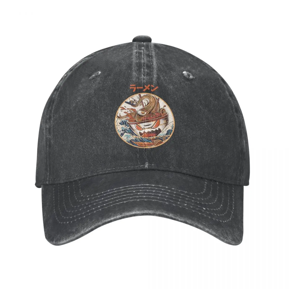 

The Black Great Ramen Baseball Cap cowboy hat Peaked cap Cowboy Bebop Hats Men and women hats
