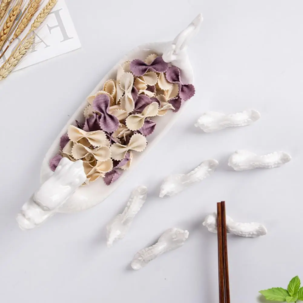 

1 Set Dragon Chopsticks Holders Set Cleat Texture Phoenix Chopstick Holders Set Cartoon Dragon Chopsticks Rest Set