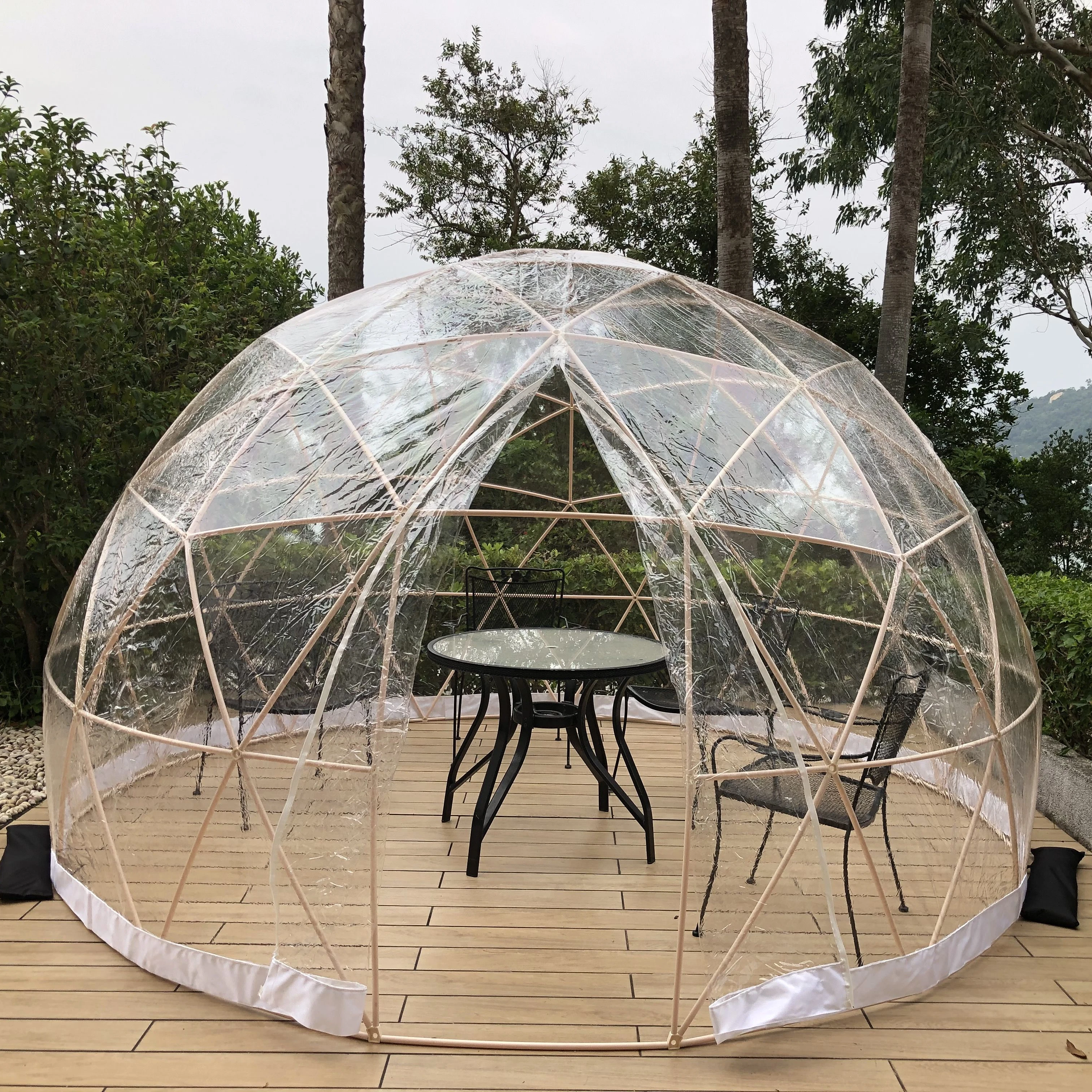 Зимняя и летняя 3 6 м термополиуретановая крышка HDPE наружная Пластиковая