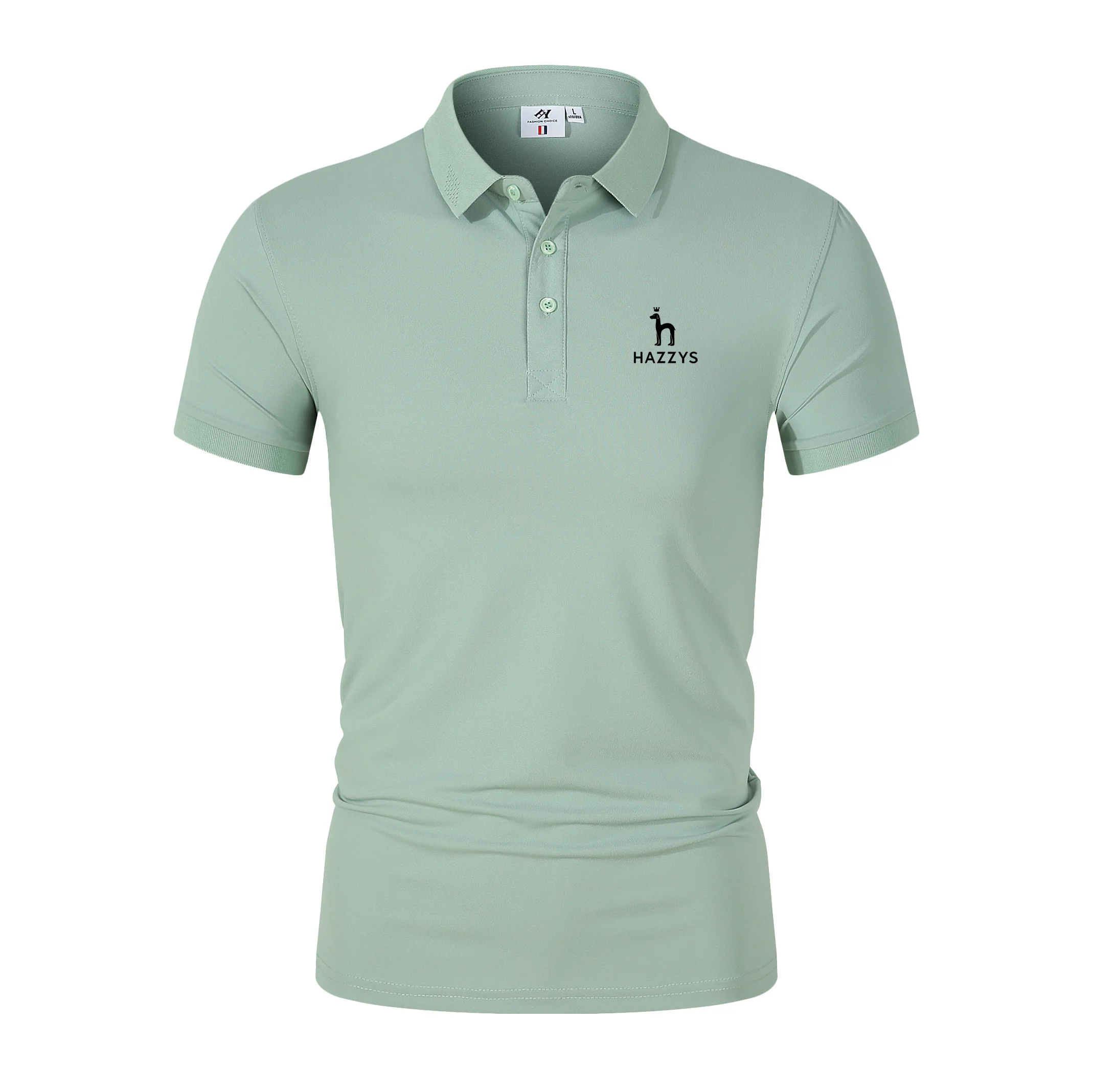 

2023 Summer Minimal Solid HAZZYS Men's Polo Shirt Korean version Short Sleeve Polo Collar Men's Shirt Fashion Outdoor Sports Top