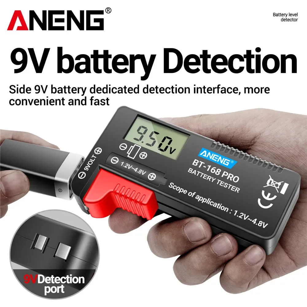 

Цифровой тестер батарей ANENG BT-168 PRO