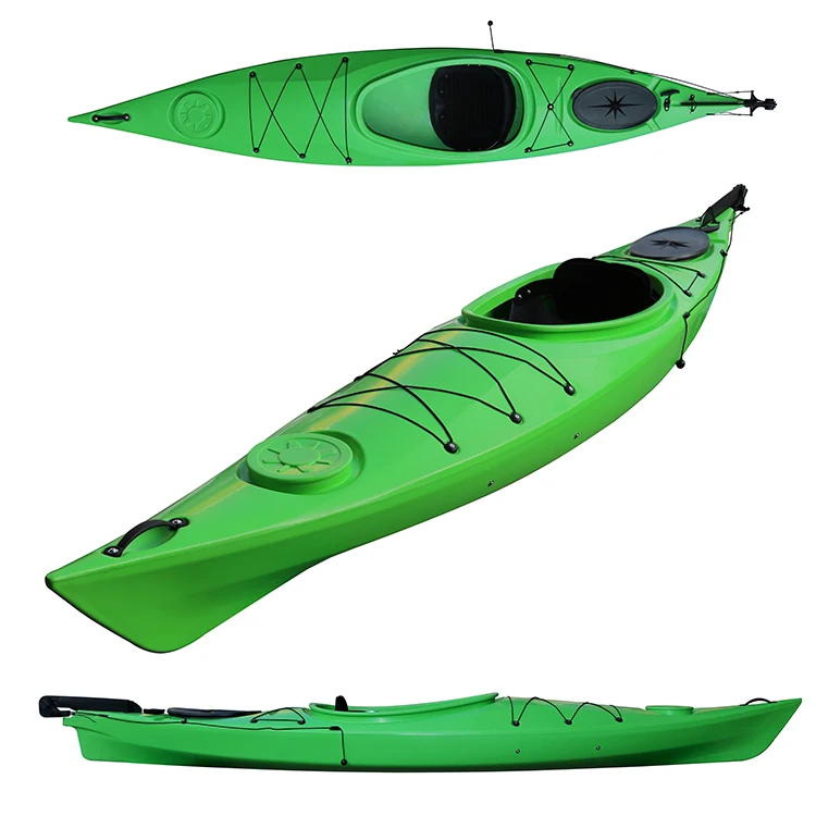 

3.5m Sit In 3 Layers Available Plastic Ocean Surfing Single Seat Sea Kayak
