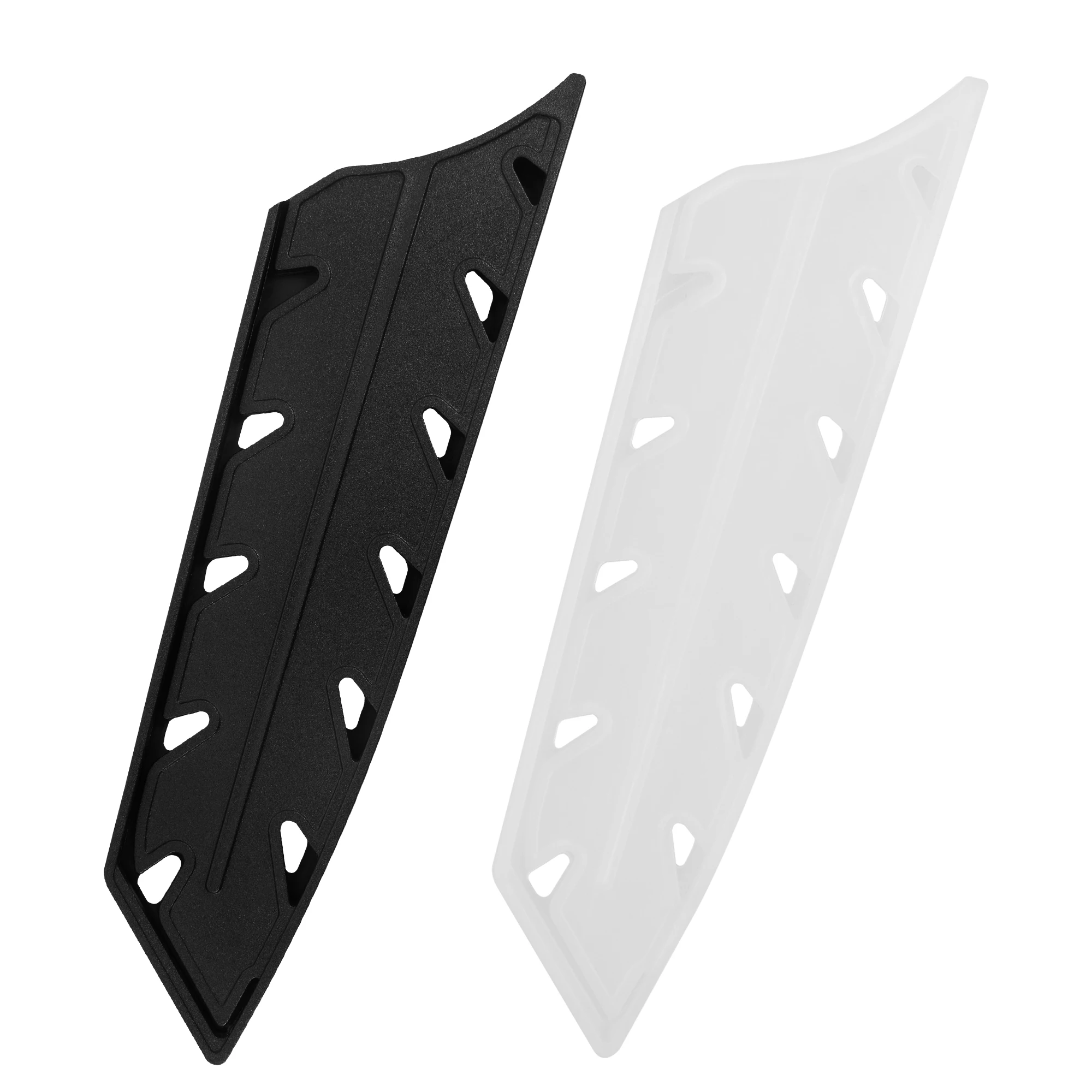 

XYj Knife Edge Guards for Stainless Steel 8 Inch Chef Knives 7 Inch Santoku Knife Blade Protector Cover Plastic Knives Sheath