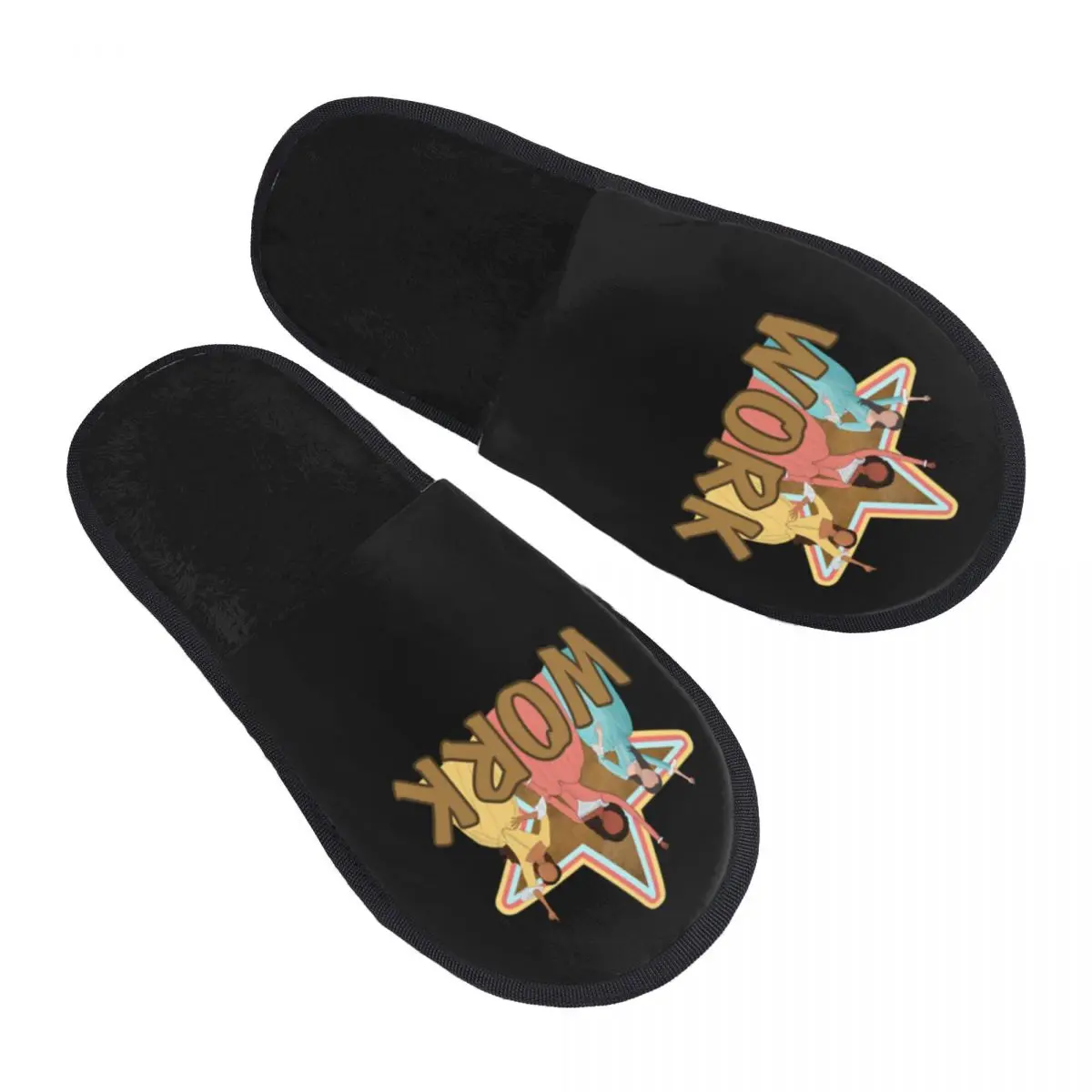 Работа со звездами Racerback пушистые Тапочки