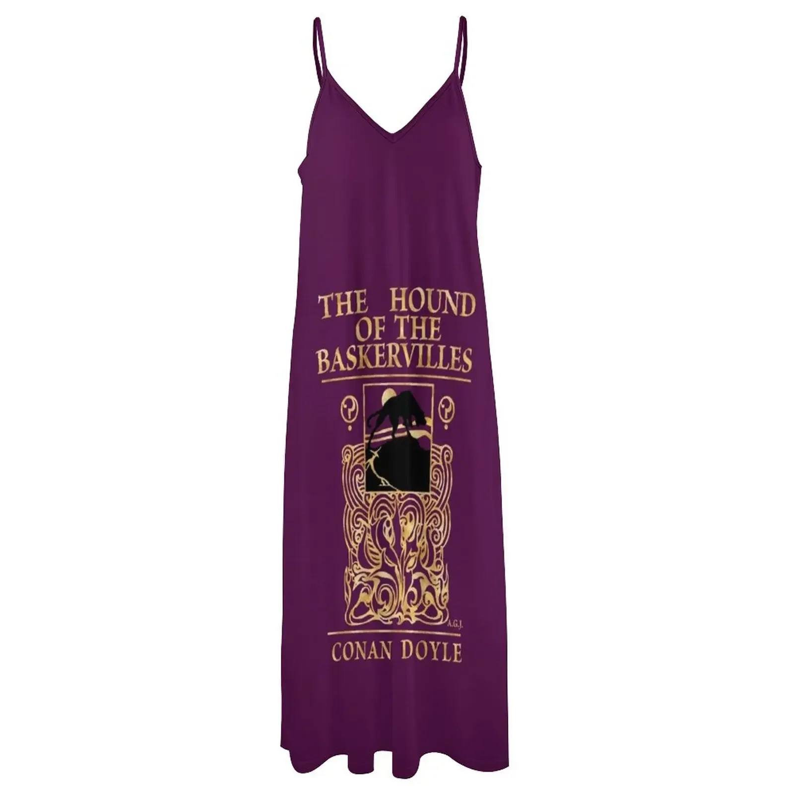 Платье трапециевидной формы The Hound of the Baskervilles George Newnes 1902 фиолетовое платье без