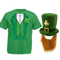 irish st patricks day cosplay green cuckold t shirt stage show costume