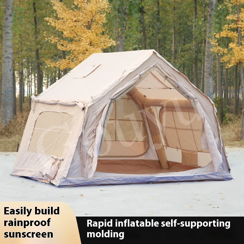 Надувная палатка для кемпинга на открытом воздухе с расширенной тканью Оксфорд