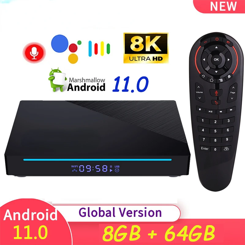 

MAX RK3566 Smart TV Box Android 11 8GB RAM 64GB 1080P 4K 8K 2.4G/5G Wifi 1000M Google Play Youtube H96Max TVBOX Media Player