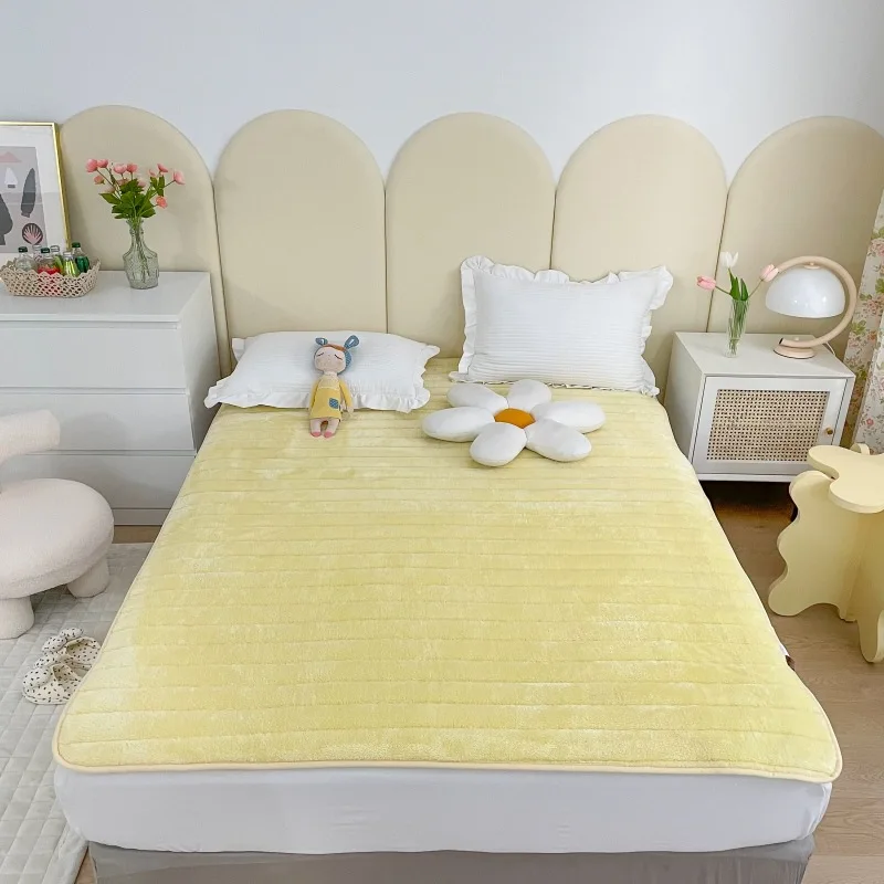 

Plush Mattress Tatami Foldable Floor Mat/Pad Fashion Comfy Futon for Dorm/Home Nap Thickened Single Double Use Sleeping Mattress