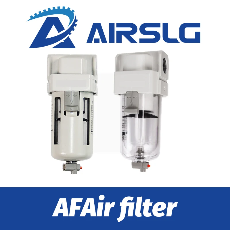 

Air compressor filtration SMC air source processor Air filter Oil water separator AF10-M5-A AF20-02D-A Oil mist separation