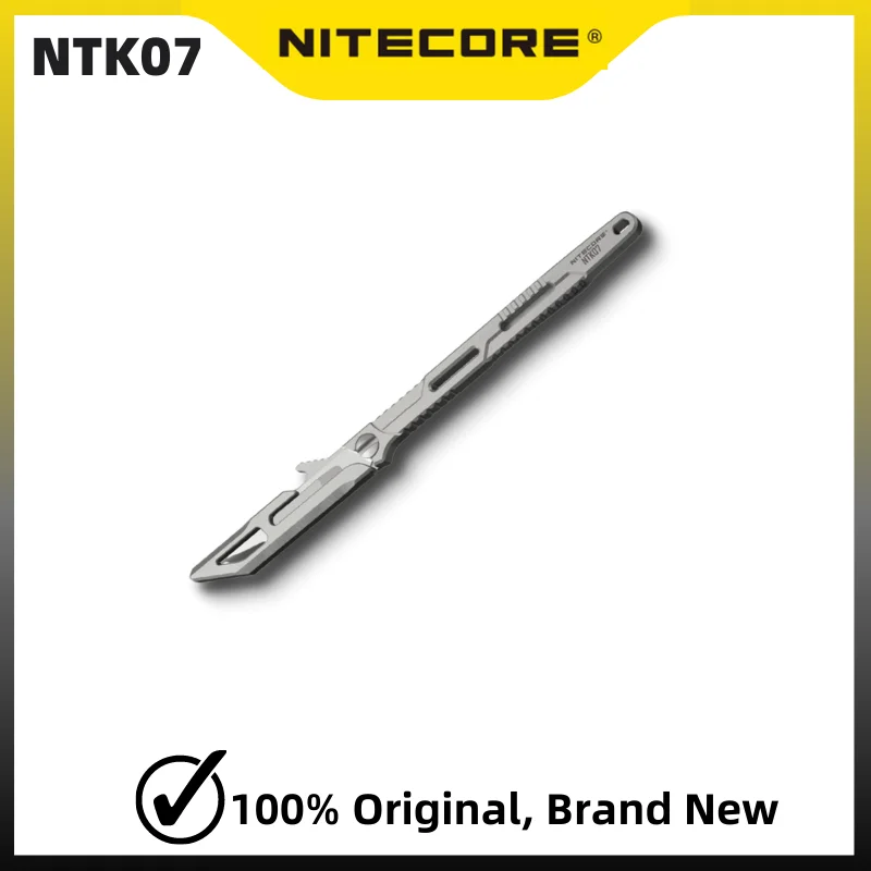 

NITECORE NTK07 Ultra-Slim Unibody Titanium TC4 Ti alloy lightweight outdoor multi-purpose Tool