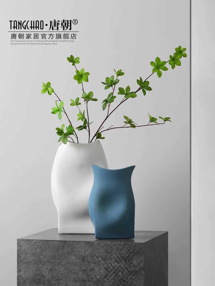 

Ceramic Fish Shape Flowers Vase Pot Home Decor Room Wedding Decoration Office Study Living Room Dining Table Interior Vase