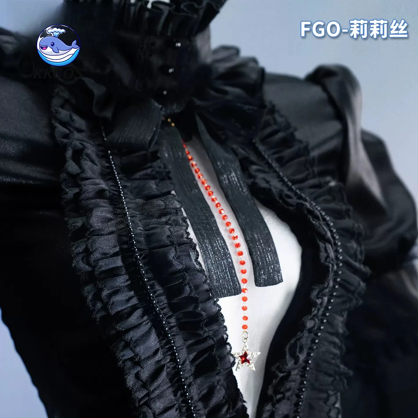 Фото KKCos FGO Fate/Grand Order Костюм для косплея Мелтрыллис к 10-летию, женское черное платье для Хэллоуина и Комик-Кона №5
