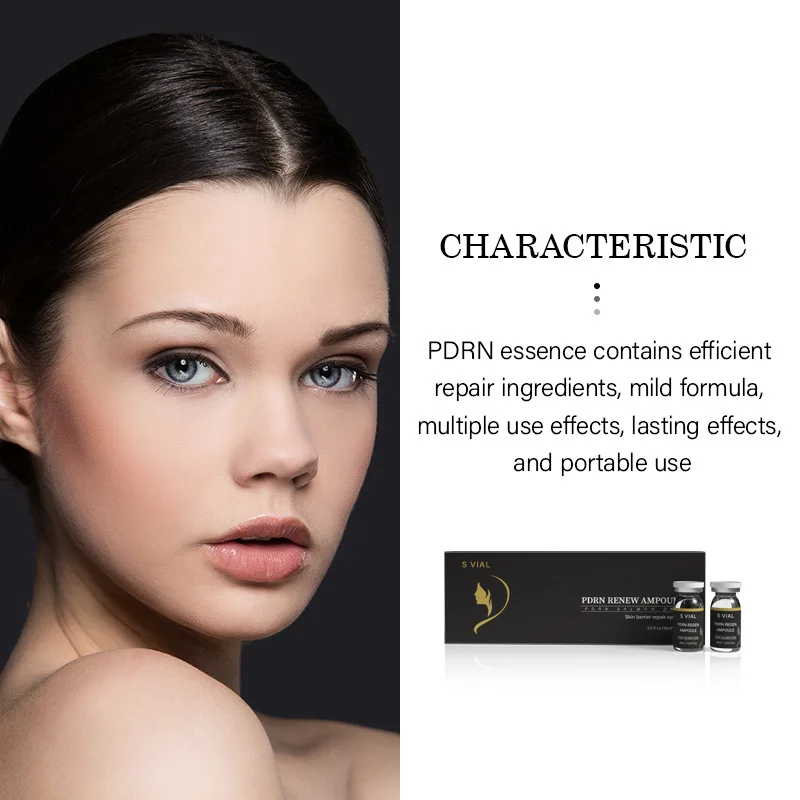 Фото Набор ампул-эссенций с PDRN лосося 10 мл: Восстановление кожного барьера, увлажнение, осветление, омоложение для ухода за лицом №2