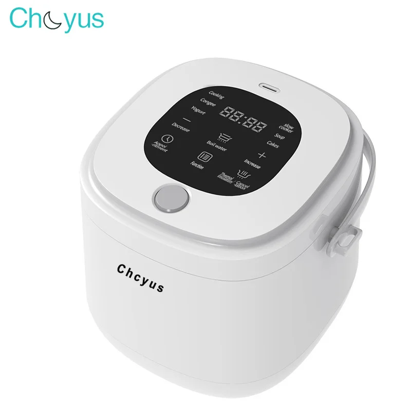 

2L 12V 24V Mini Rice Cooker Electric Heating Lunch Box Portable Thermostat Food Steamer Multi Electric Cooker For Car Truck