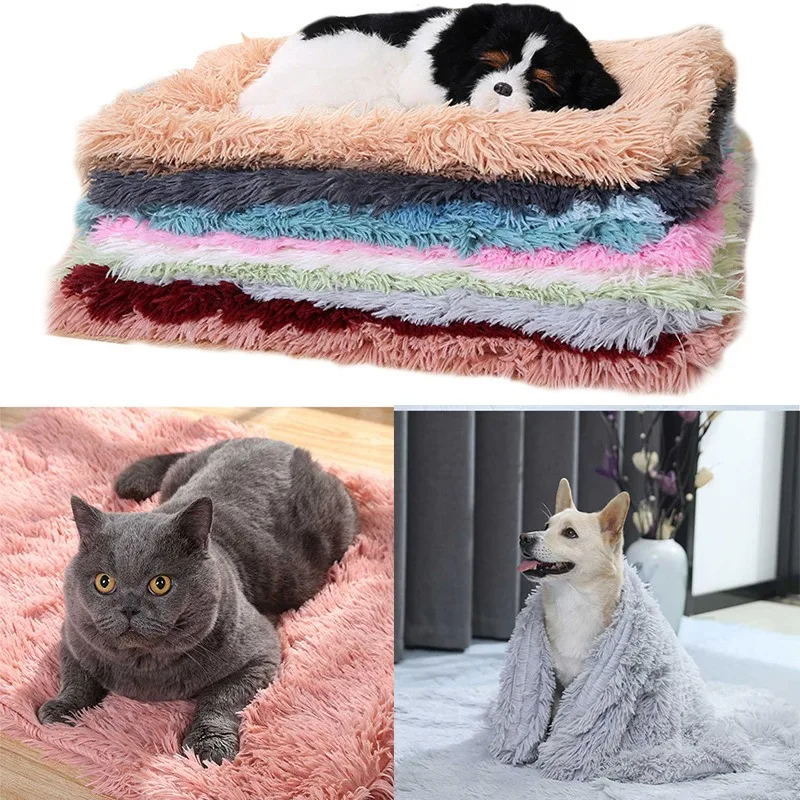 

Plush Dog Blanket Winter Warm Pet Sheet Cat Dog Sofa Cushion Pet Mattress Household Carpet Comfortable Dog Sleeping Blanket