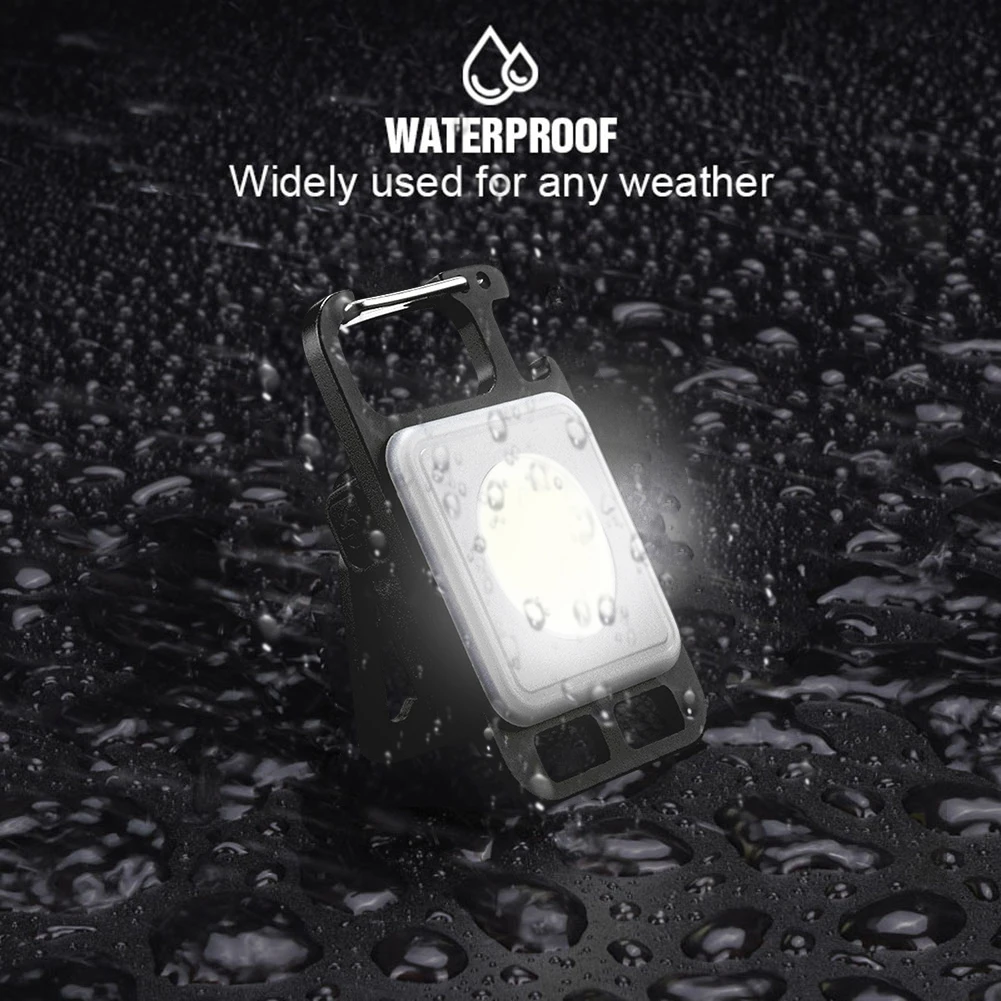 

Mini COB LED Keychains Light USB Rechargeable Portable Pocket Flashlight Torch Outdoor Corkscrew Hiking Torch Lights