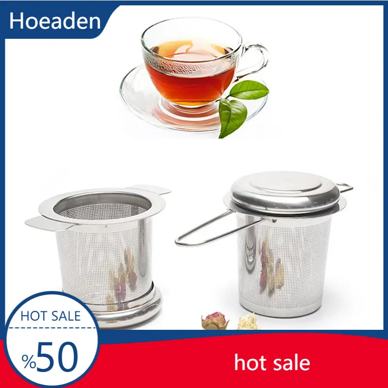 

Stainless Steel Tea Infuser Silver Mesh Kitchen Accessories Safe Density Reusable Tea Strainer Herb Tea Tools Acces