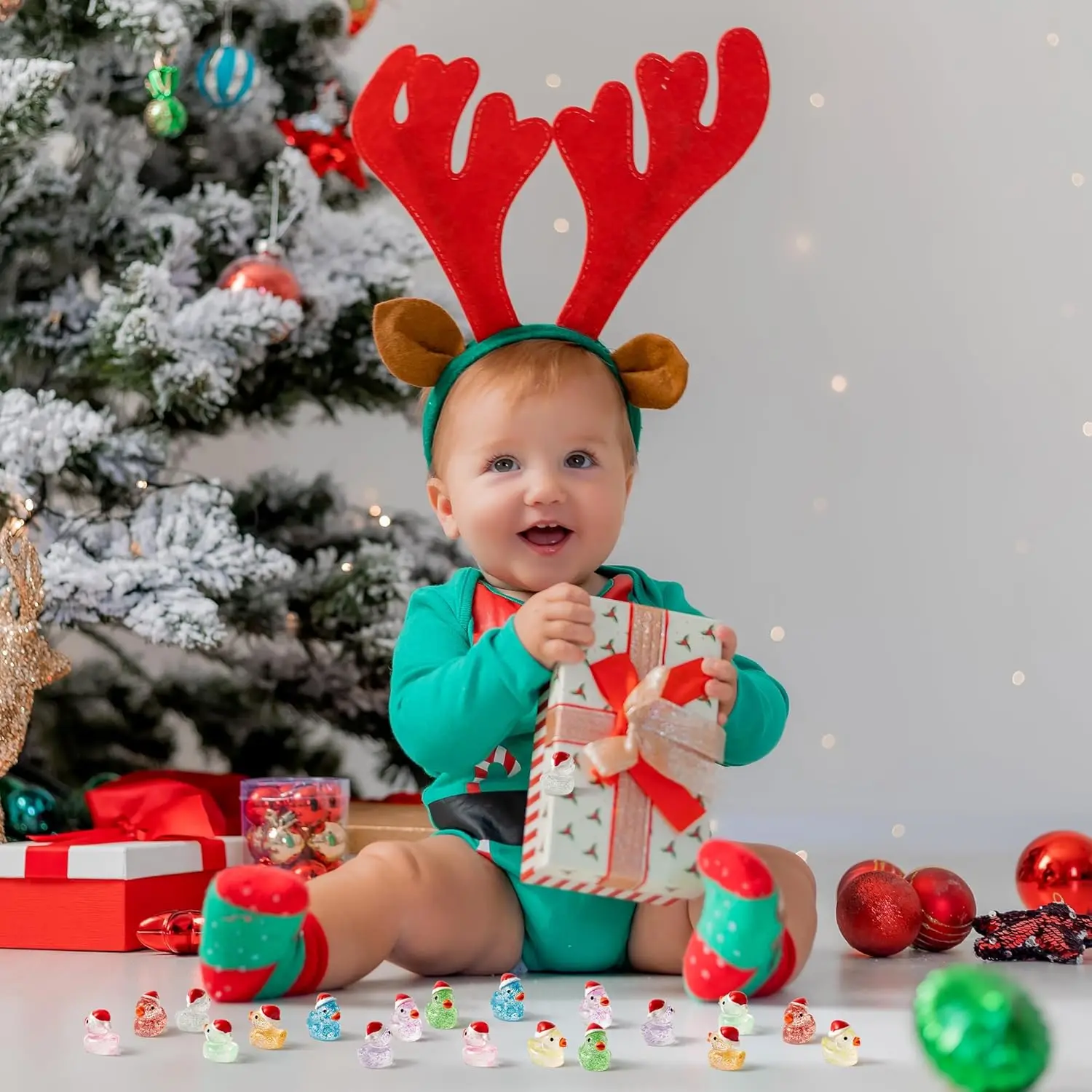 50 шт. новогодние миниатюрные украшения в виде уток