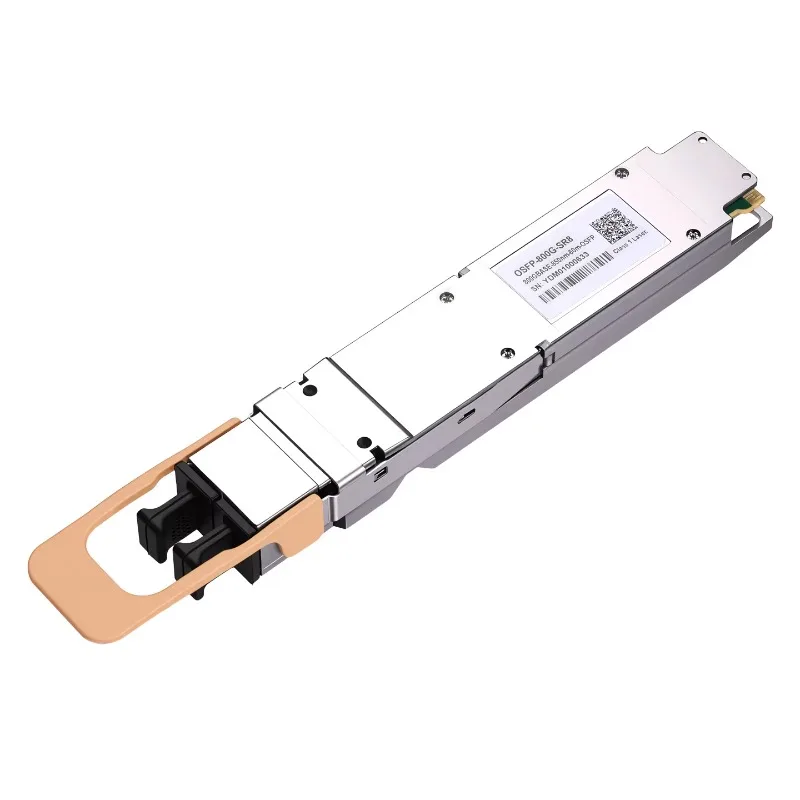 Фото Оптический трансивер 800G OSFP SR8 850 нм 60 м MTP/MPO-12 APC, многомодовый, совместимый с оборудованием №3