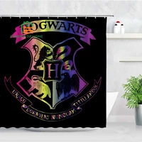 magic harris school hogwartes shower curtains waterproof thick solid bath curtains for bathroom bathtub large wide bathing cover